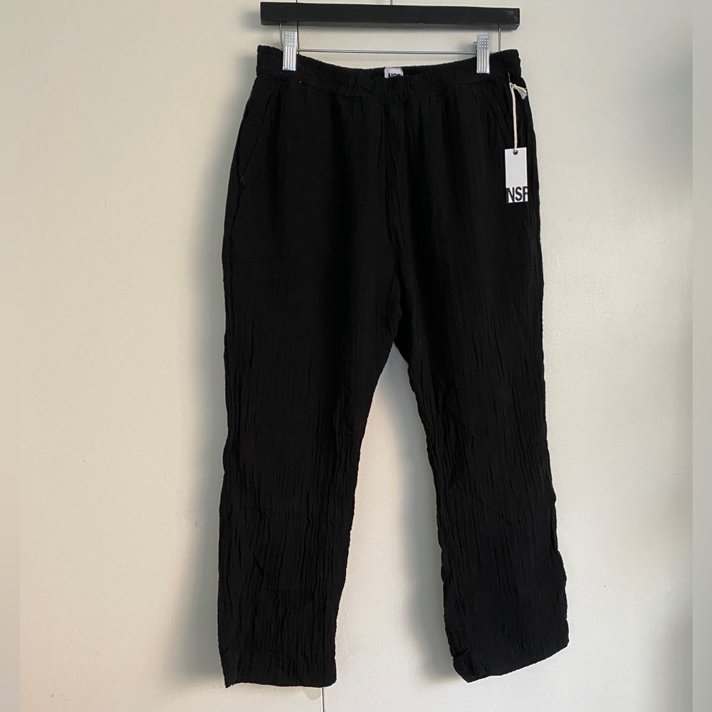 NSF Cotton Pants -Black L